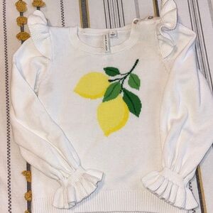 Janie and Jack White Knit Sweater
